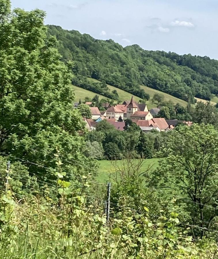 Rose Cottage Im Romantischen Taubertal Adelshofen  Εξωτερικό φωτογραφία